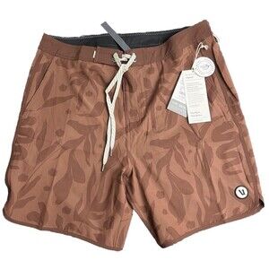 Vuori Men’s Cruise Board Shorts Color Hazelnut Contigo Size 33 New w/tag $74